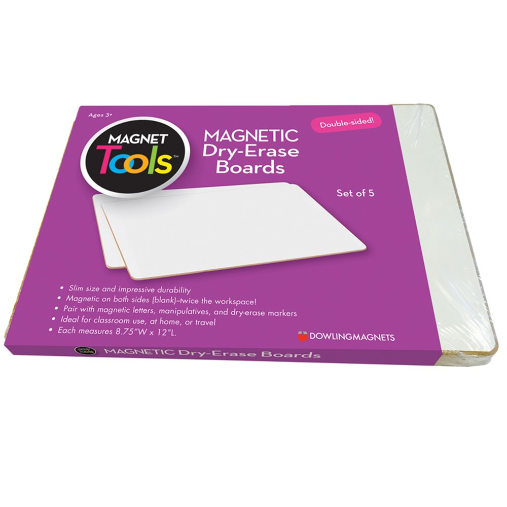 DO-735207 - Magnetic Dry Erase Boards Set Of 5 in Dry Erase Boards