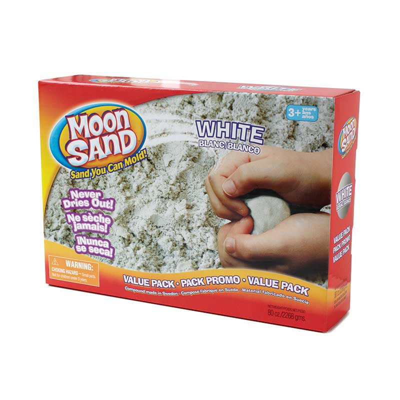 DS-130013 - Moon Sand White 5 Lb Box in Sand & Water