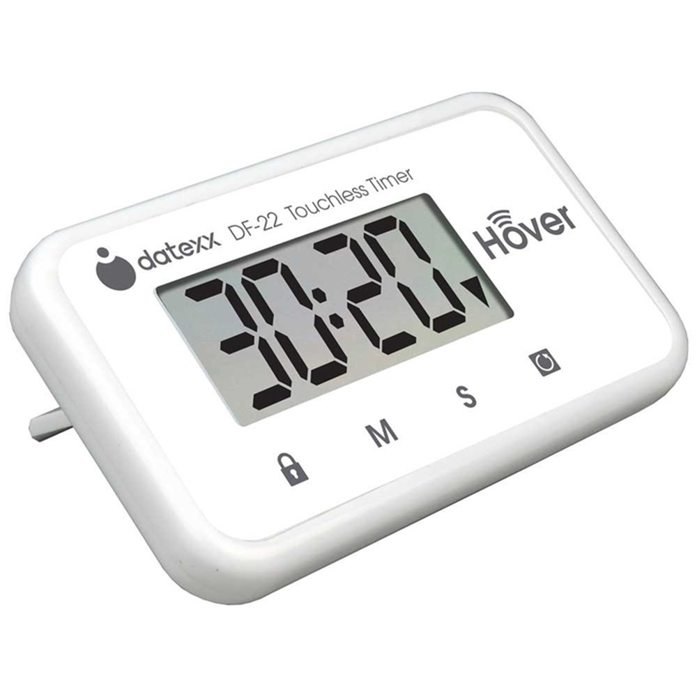 Miracle Hover Timer - Touchless Countdown Timer, White - DTXDF22WH | Teledex Inc | Timers
