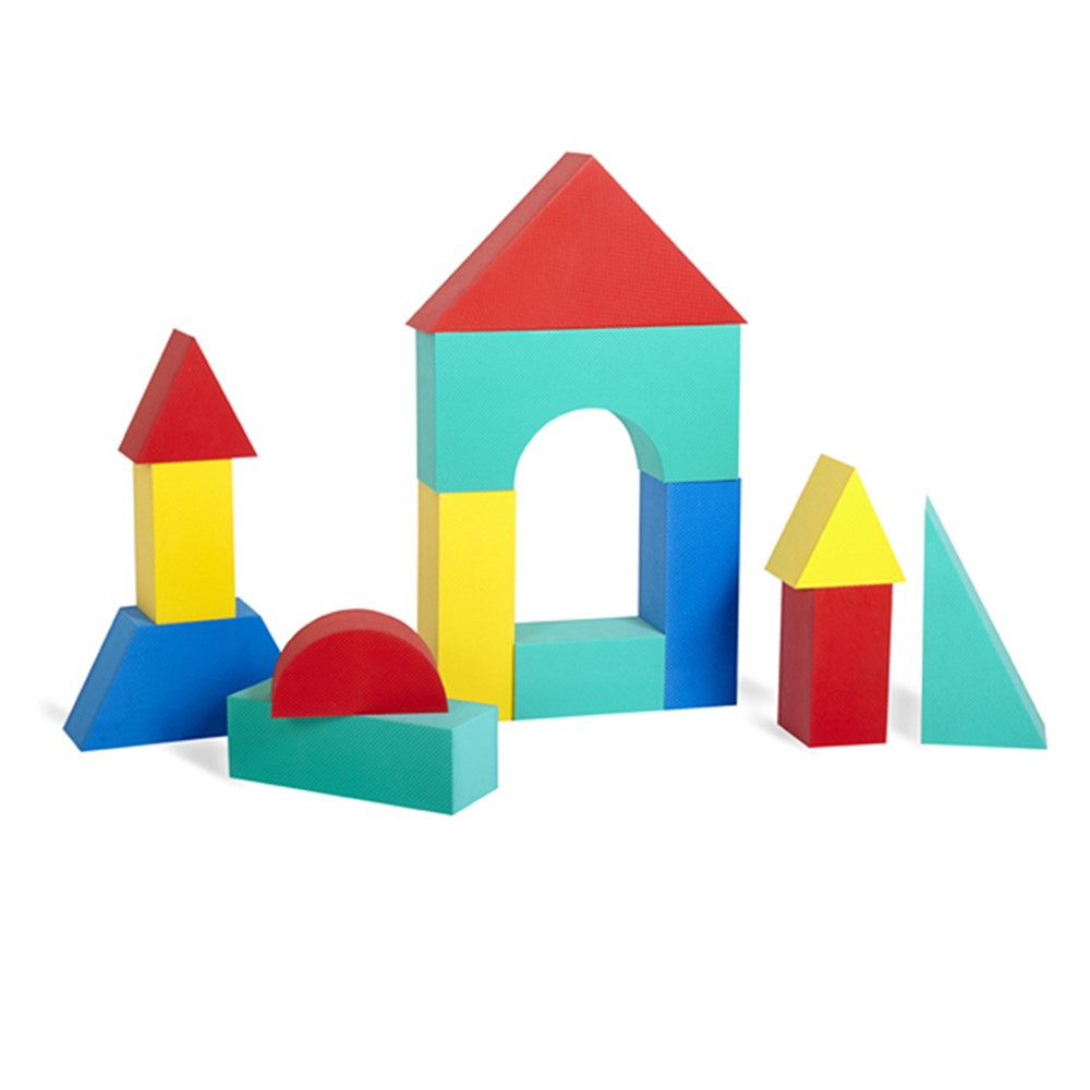 EDS700140 - Giant Blocks 32/Pk 4-1/3 Thick in Blocks & Construction Play