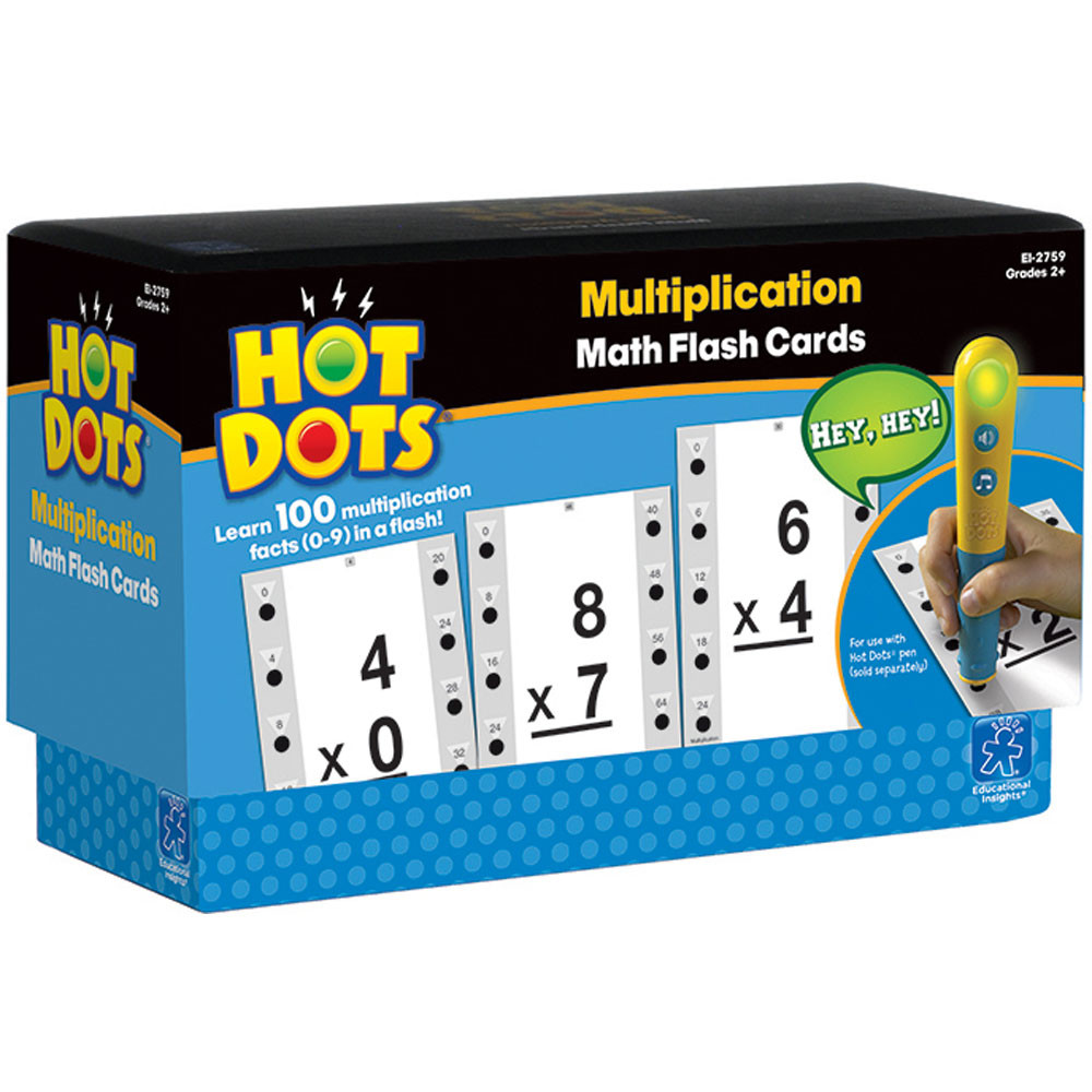EI-2759 - Hot Dots Multiplication Facts 0-9 in Hot Dots