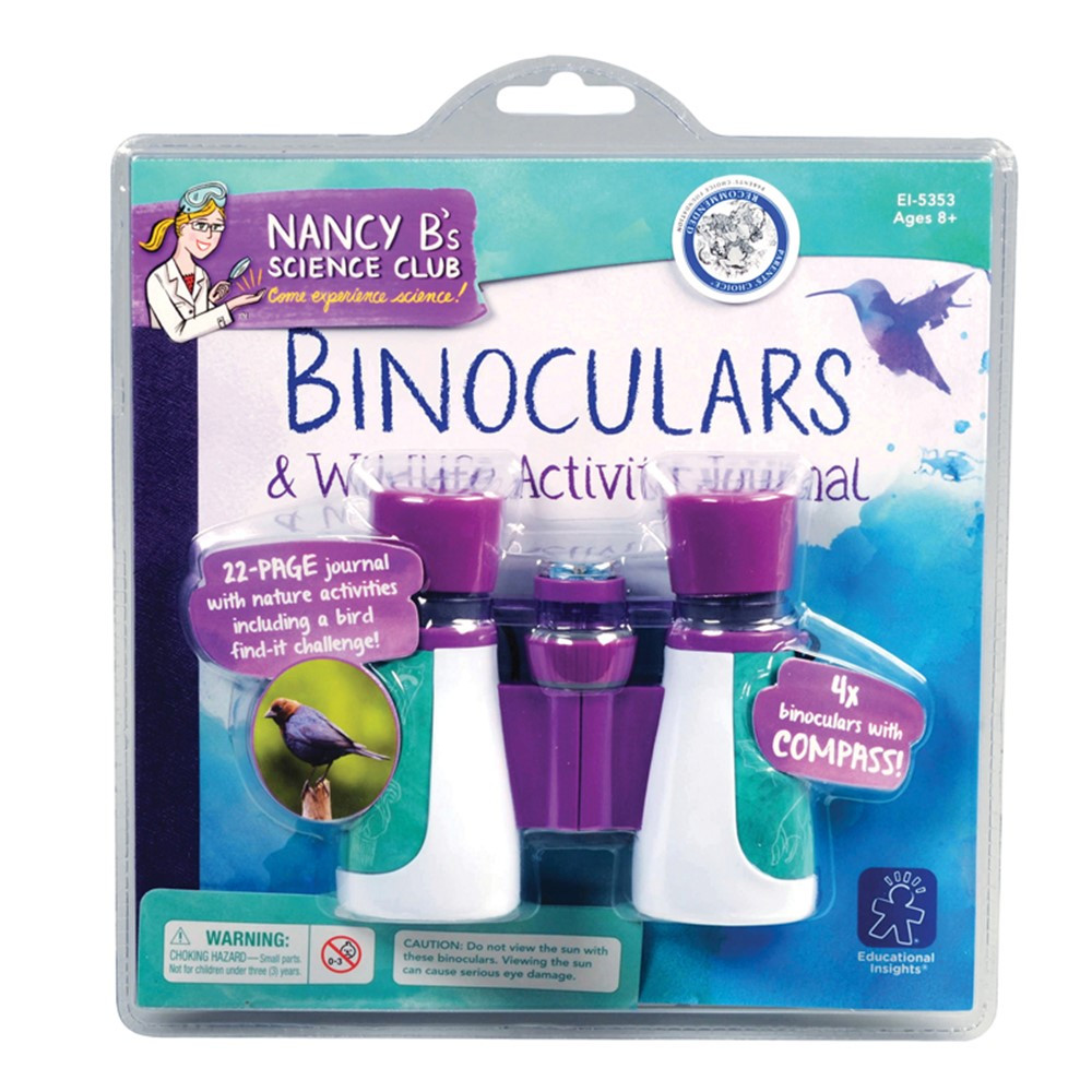 EI-5353 - Nancy B Science Club Binoculars & Wildlife Activity Journal in Activity Books & Kits