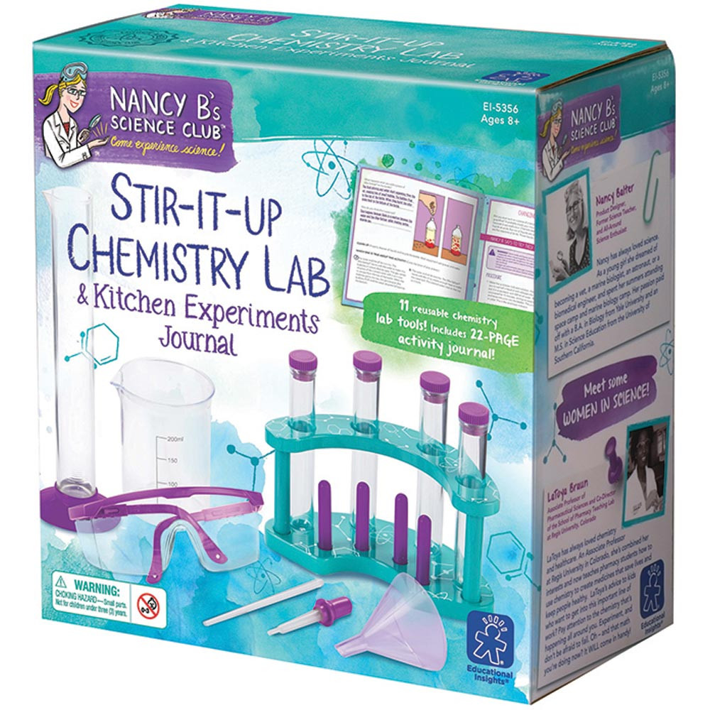 EI-5356 - Nancy Bs Science Club Stir-It-Up Chemistry Lab & Kitchen Experiment in Experiments