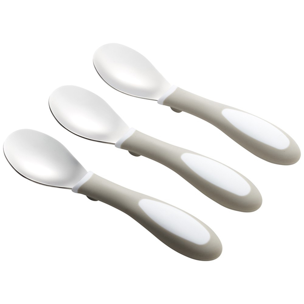 Stainless Steel Spoons, Set of 3 - ELR18103WHLG | Ecr4kids, L.P. | Homemaking