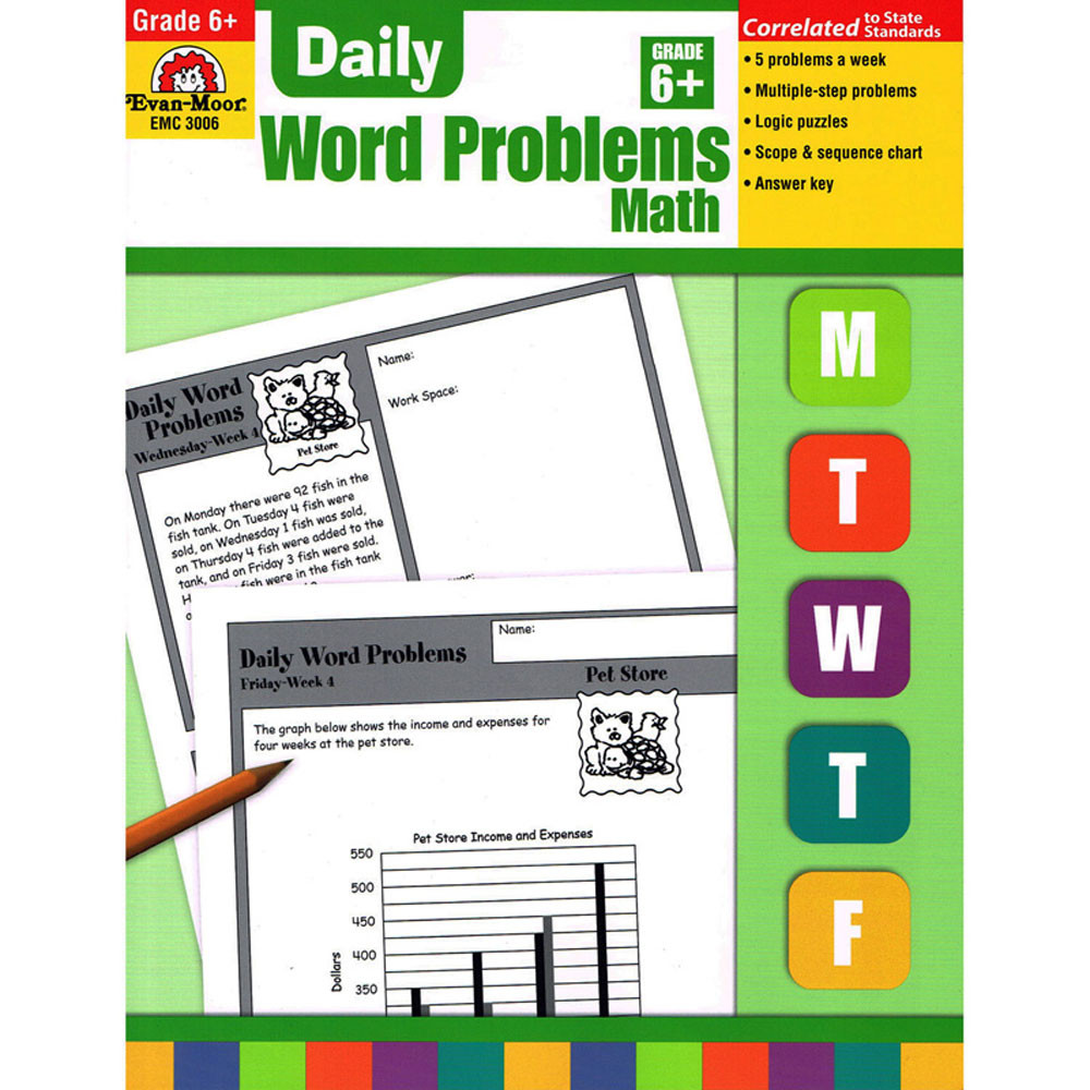 EMC3006 - Daily Word Problems Gr 6 in Word Skills
