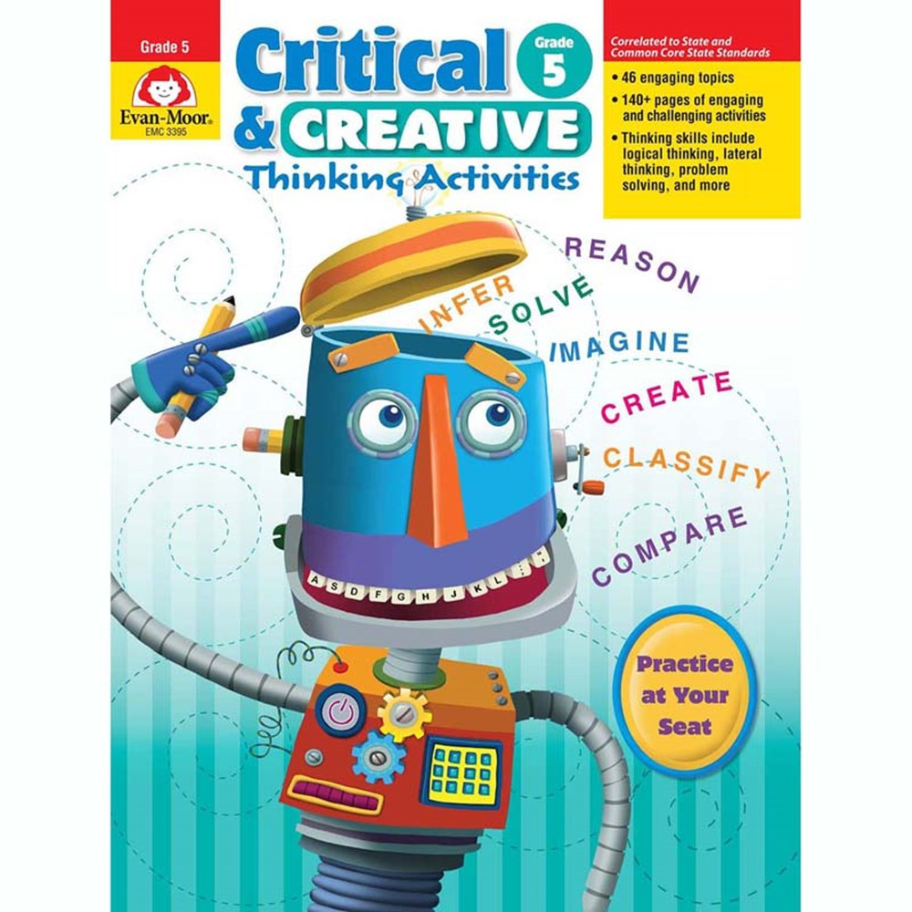 EMC3395 - Critical And Creative Thinking Activities Gr 5 in Games & Activities