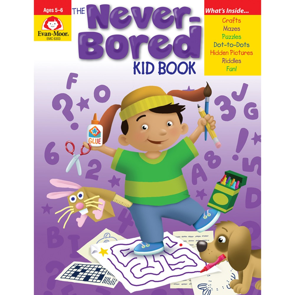 EMC6303 - Never Bored Book Ages 5-6 in Skill Builders
