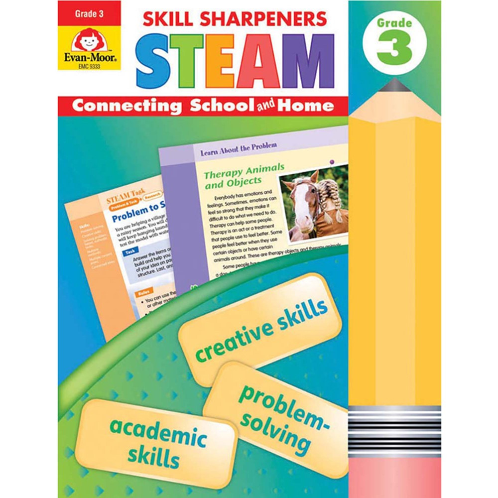 Skill Sharpeners STEAM, Grade 3 - EMC9333 | Evan-Moor | Cross-Curriculum Resources