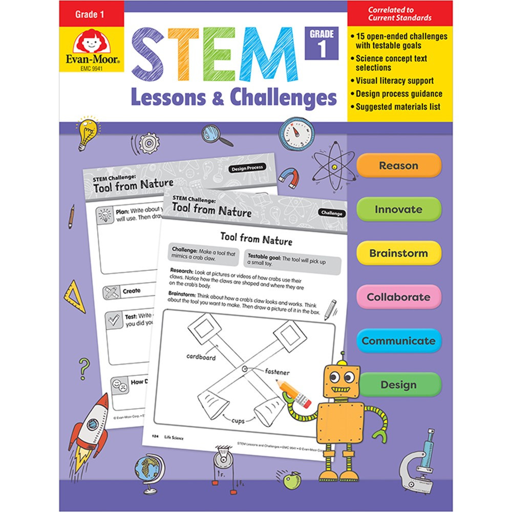 EMC9941 - Stem Lessons & Challenges Grade 1 in Classroom Activities