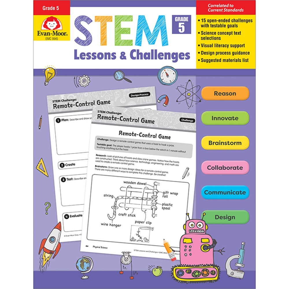 EMC9945 - Stem Lessons & Challenges Grade 5 in Classroom Activities
