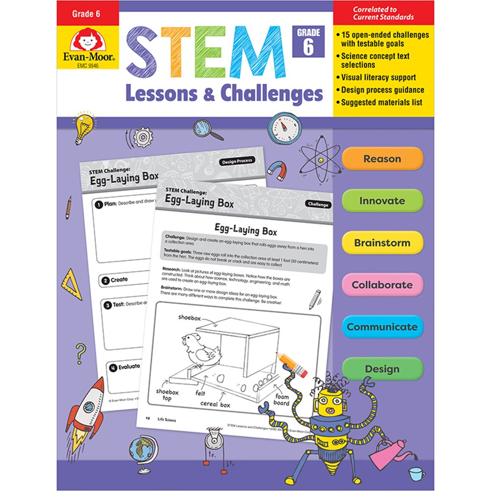 EMC9946 - Stem Lessons & Challenges Grade 6 in Classroom Activities