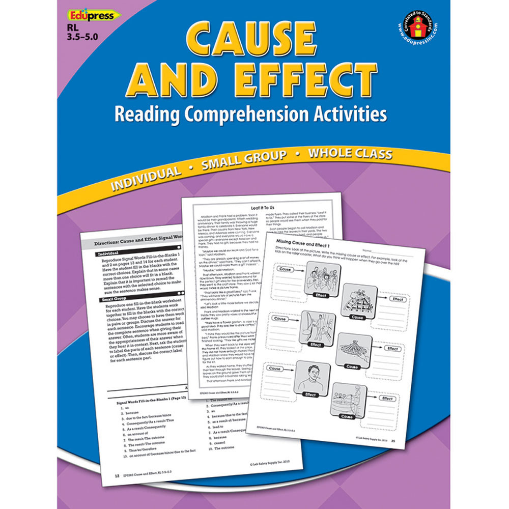 EP-2363 - Cause Effect Comprehension Book Blue Level in Comprehension