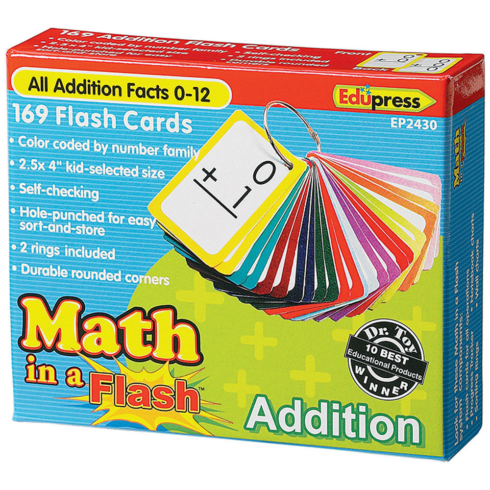 EP-2430 - Math In A Flash Addition Flash Card in Flash Cards