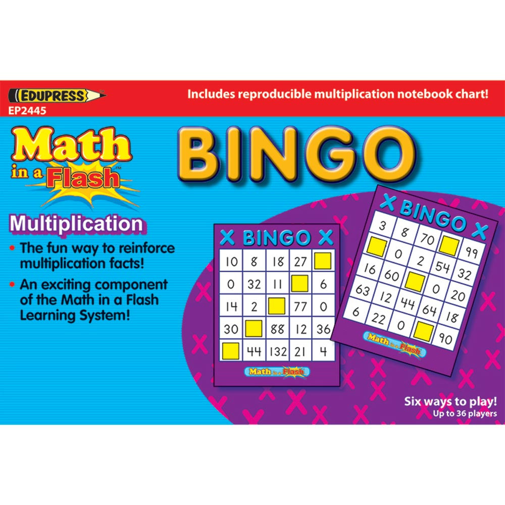 EP-2445 - Math Ina Flash Bingo Multiplication in Bingo