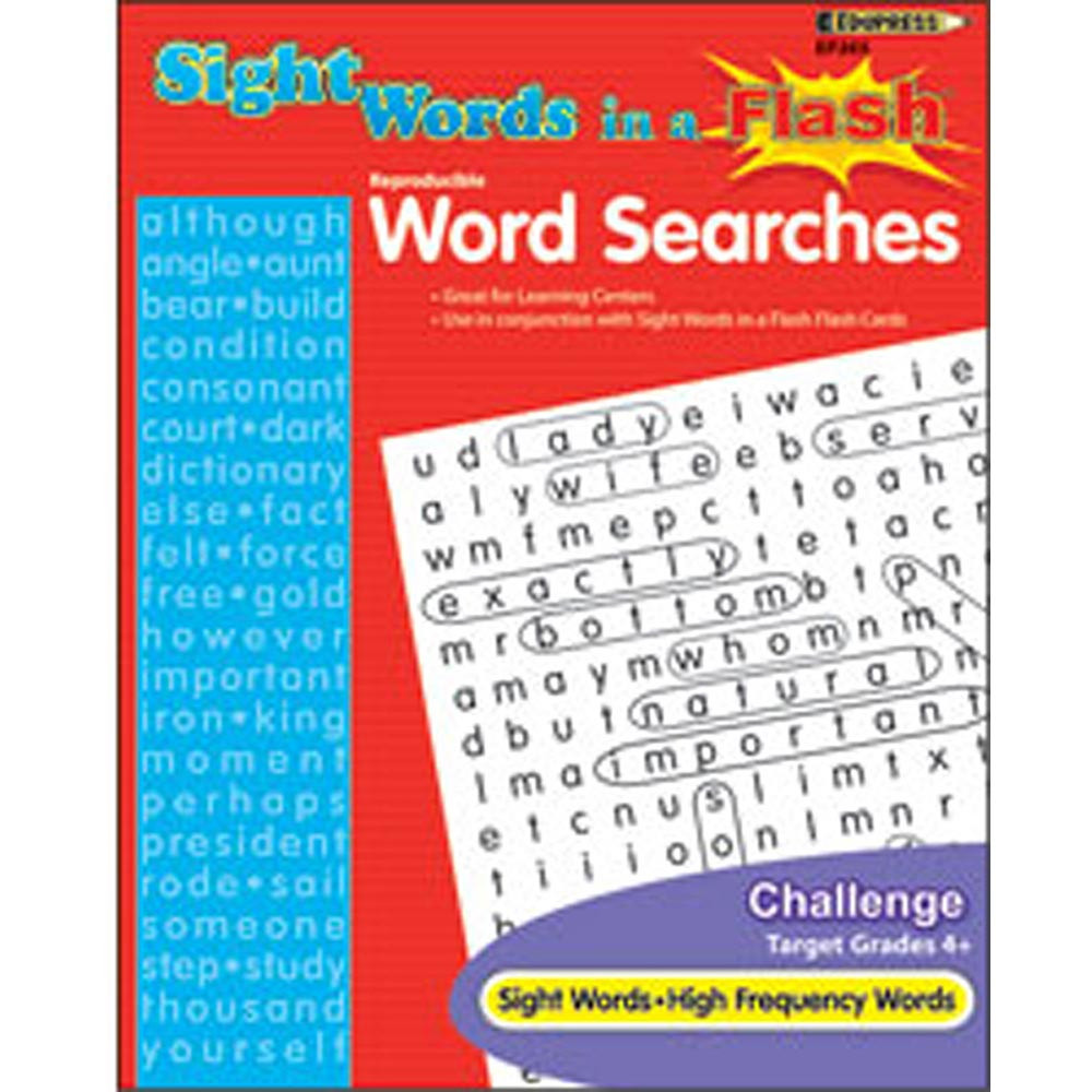 EP-265 - Sight Word Searches Challenging Gr 4& Up in Sight Words