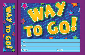 EP-3029 - Way To Go Bookmark Award in Bookmarks