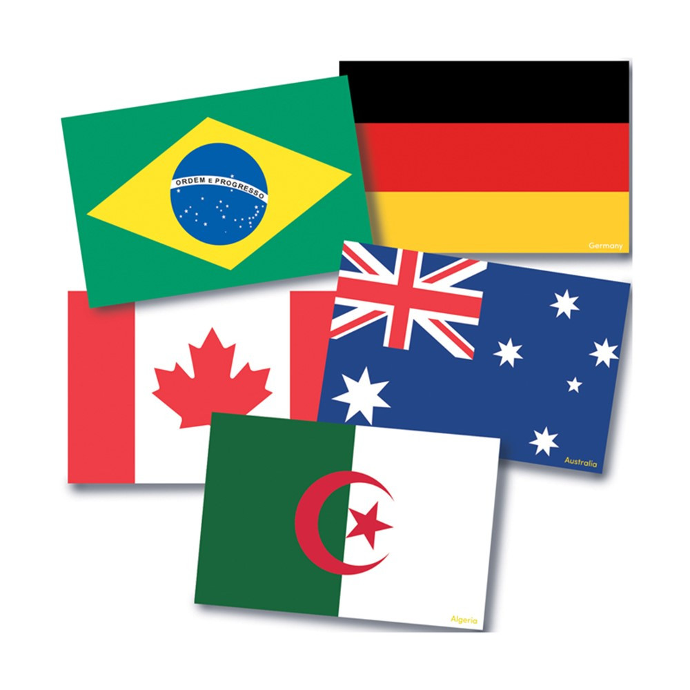 International Flags Instructional Accents - EP-3238 | Teacher Created Resources | Accents