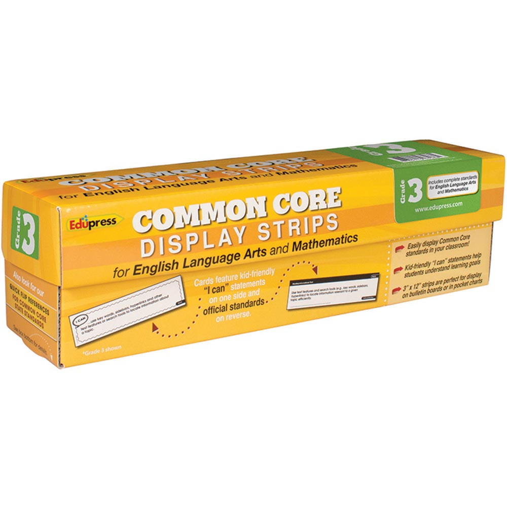 EP-3586 - Common Core State Standards Display Strips Gr 3 in Pocket Charts