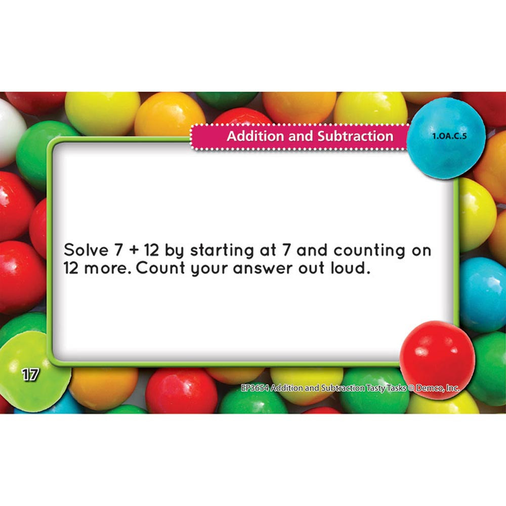 EP-3654 - Math Tasty Task Cards Addition Subtraction in Addition & Subtraction