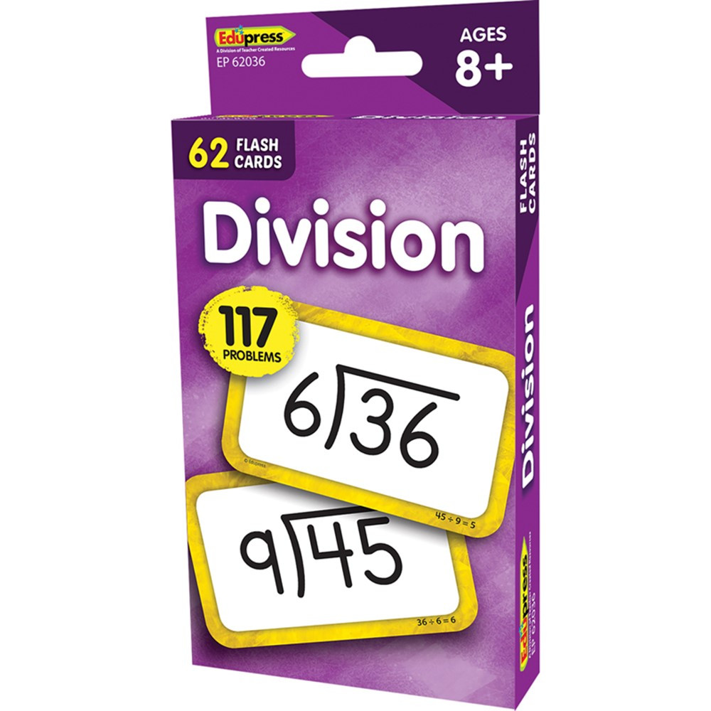 Divison Flash Cards - EP-62036 | Teacher Created Resources | Flash Cards
