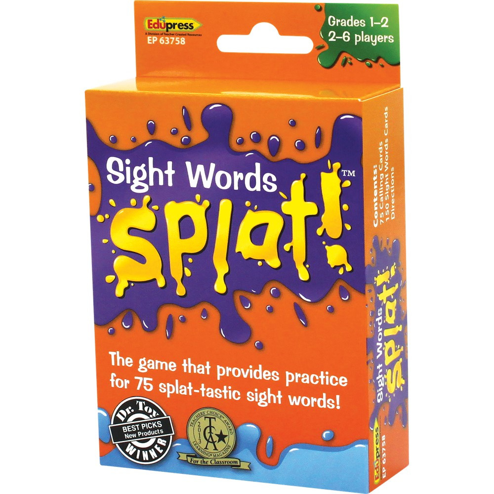 Splat Game: Sight Words (Gr. 12) - EP-63758 | Teacher Created Resources | Games