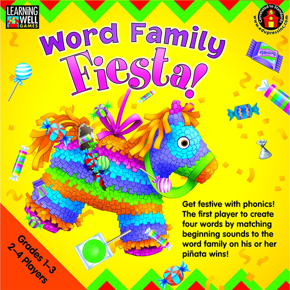 EP-LRN272 - Word Family Fiesta 2-3 Letter Word Families in Language Arts