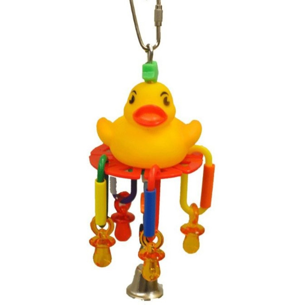 AE Cage Company Happy Beaks Lucky Rubber Ducky Bird toy - 1 count - EPP-AE01201 | A&E Cage Company | 1915