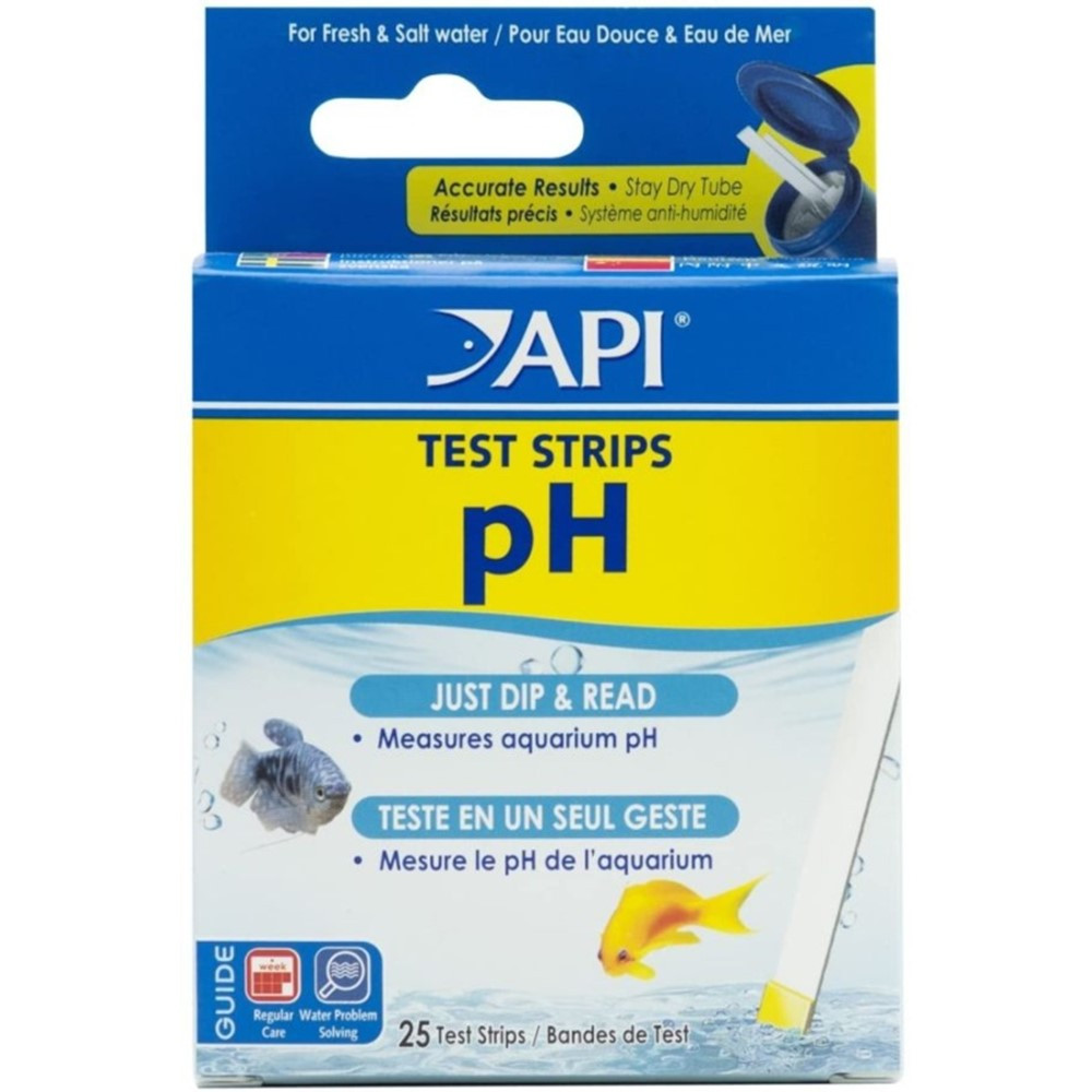 API pH Test Strips - 25 Strips - EPP-AP033F | API | 2052
