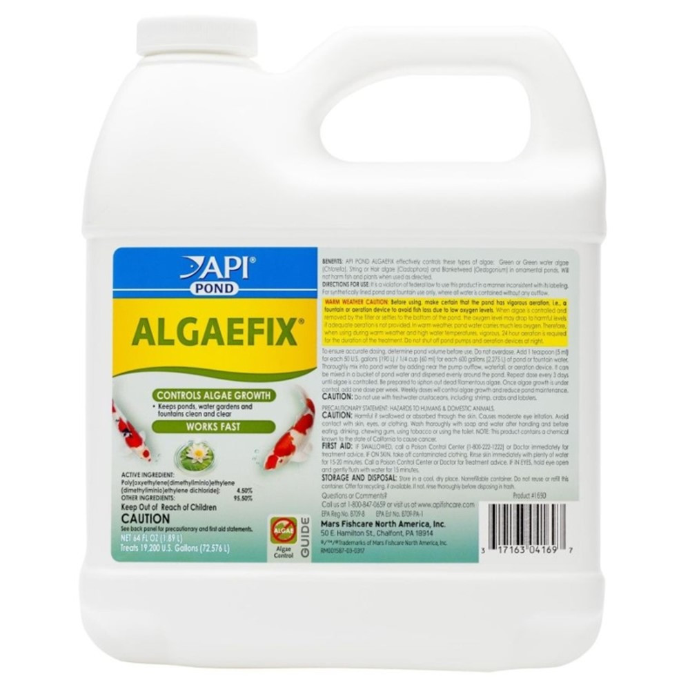 PondCare AlgaeFix Algae Control for Ponds - 64 oz (Treats 19,200 Gallons) - EPP-AP169D | Pond Care | 2085
