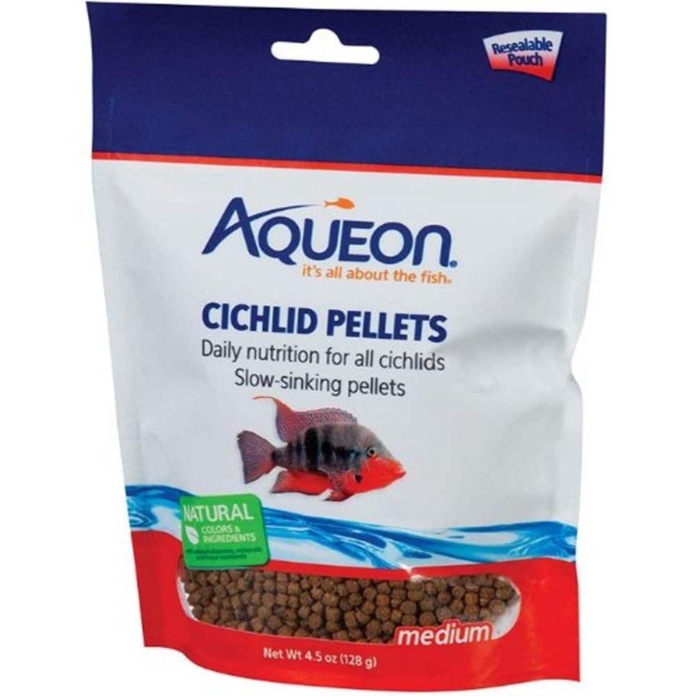 Aqueon Medium Cichlid Food Pellets - 4 oz - EPP-AU06182 | Aqueon | 2046