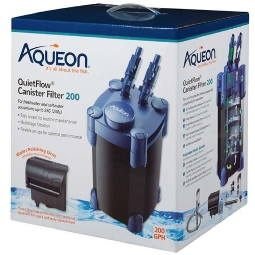 Aqueon QuietFlow Canister Filter 200 - 1 Count - EPP-AU07312 | Aqueon | 2034
