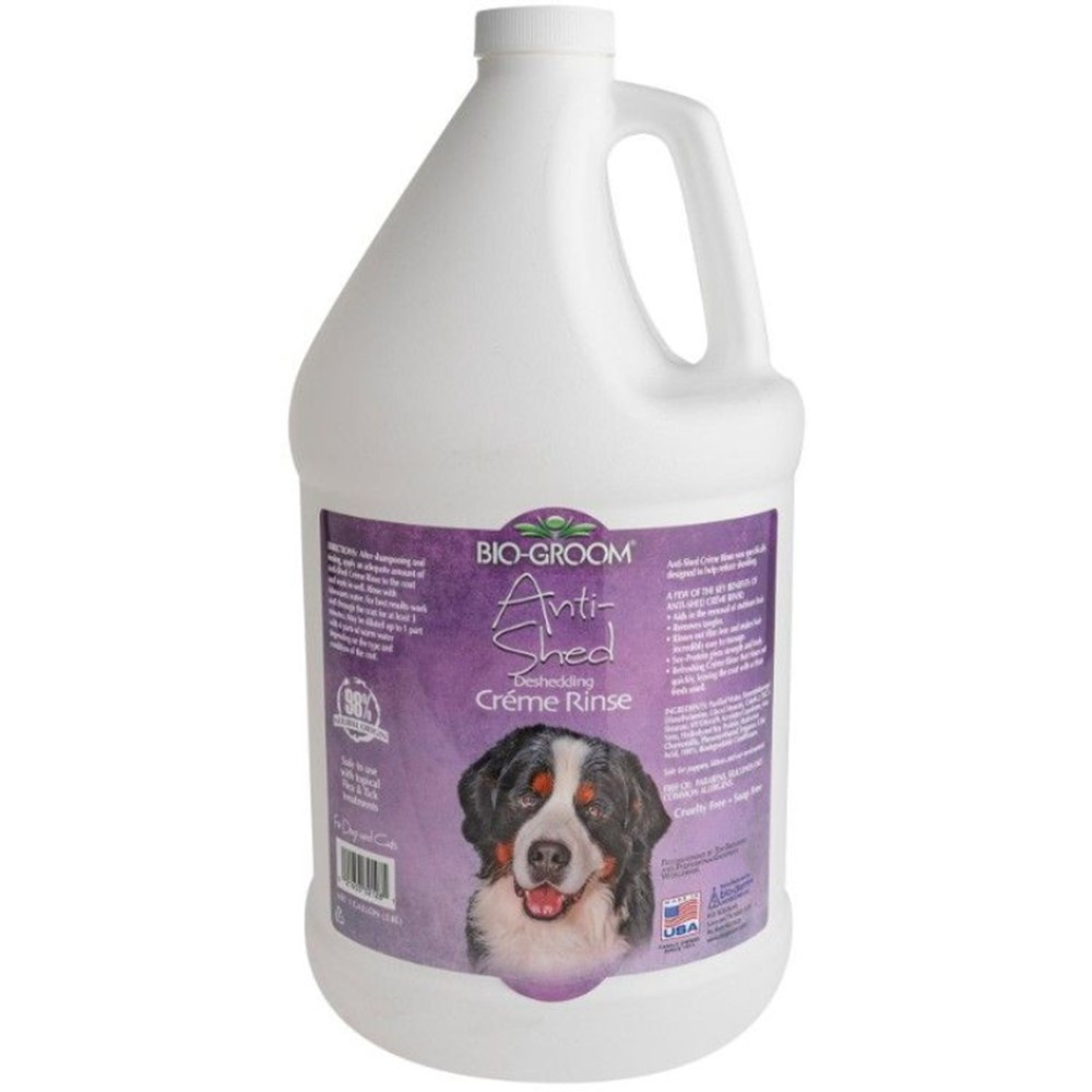 Bio Groom Anti-Shed Deshedding Creme Rinse Dog Conditioner - 1 gallon - EPP-BD32128 | Bio-Groom | 1988