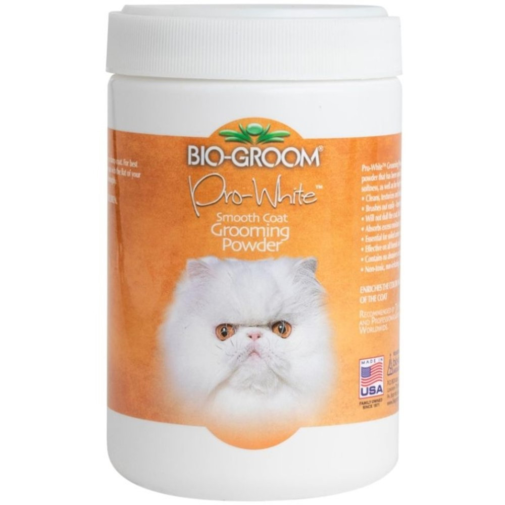 Bio Groom Pro-White Smooth Coat Grooming Powder for Cats - 8 oz - EPP-BD50508 | Bio-Groom | 1933