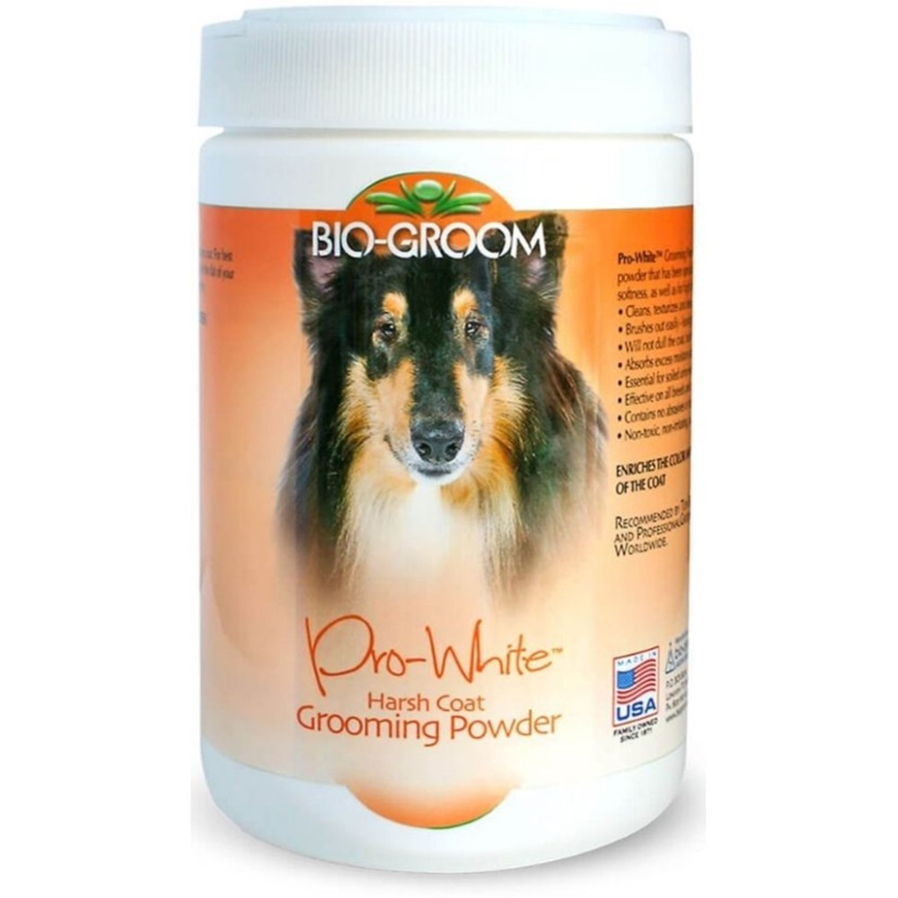 Bio Groom Pro-White Harsh Coat Grooming Powder for Dogs - 8 oz - EPP-BD50608 | Bio-Groom | 1974