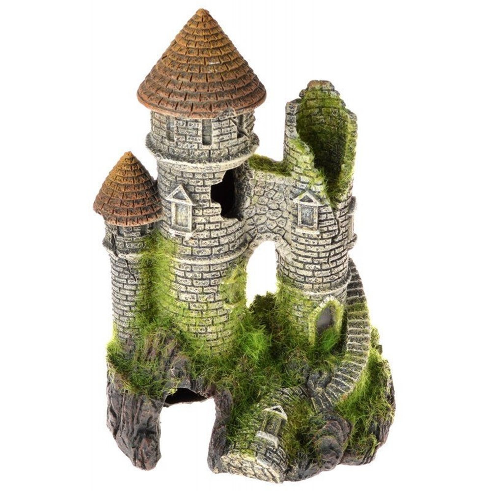 Exotic Environments Mountain Top Citadel with Moss - 1 Count - EPP-BR01902 | Blue Ribbon Pet Products | 2007