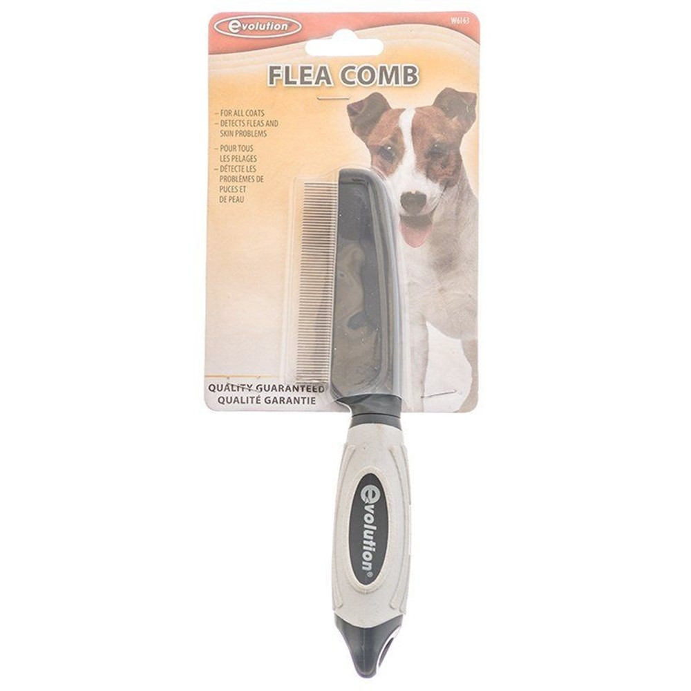 Evolution Flea Comb - For All Coats - (7.5 Long x .5" Teeth) - EPP-CS61631 | Evolution | 1964"