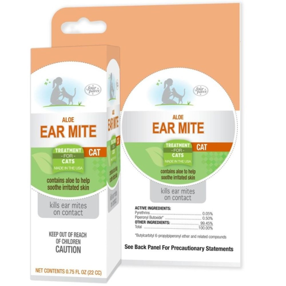 Four Paws Ear Mite Remedy for Cats - .75 oz - EPP-FF01732 | Four Paws | 1927