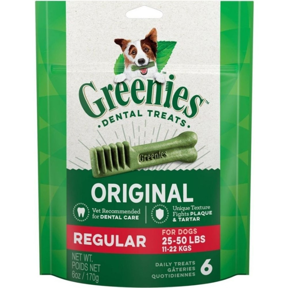 Greenies Regular Dental Dog Treats - 6 count - EPP-GR10293 | Greenies | 1996