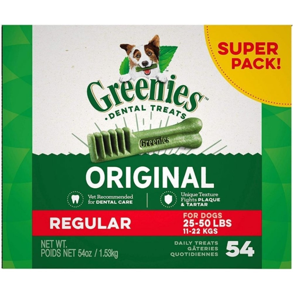 Greenies Regular Dental Dog Treats - 54 count - EPP-GR10765 | Greenies | 1996