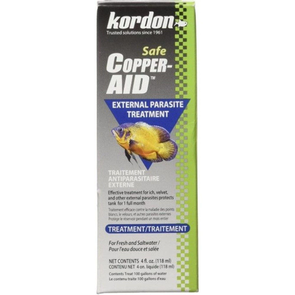 Kordon Copper Aid External Parasite Treatment - 4 oz (Treats 100 Gallons) - EPP-K37144 | Kordon | 2060