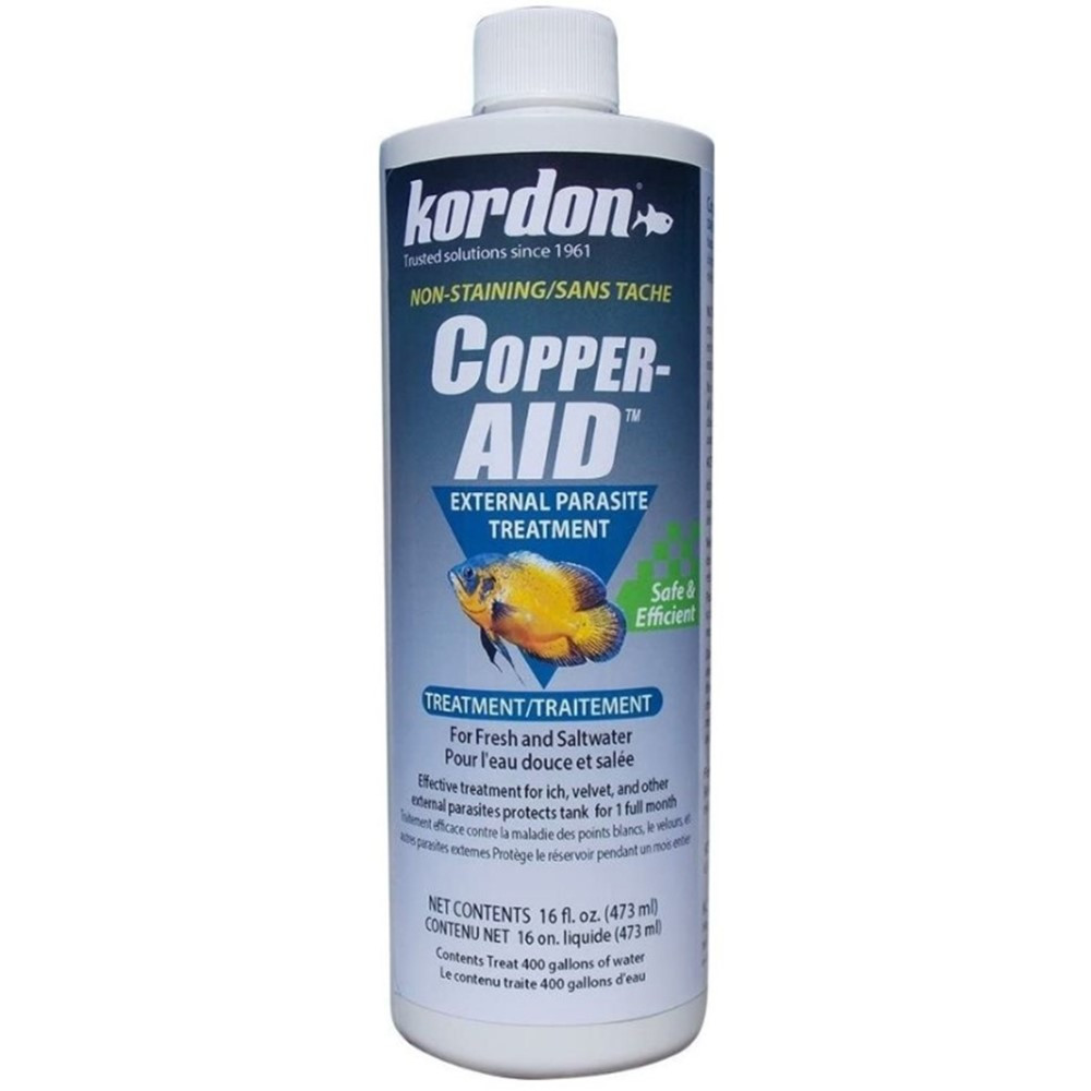 Kordon Copper Aid External Parasite Treatment - 16 oz (Treats 400 Gallons) - EPP-K37156 | Kordon | 2060