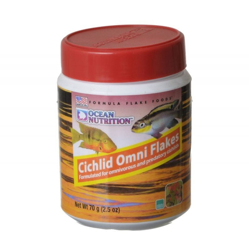 Ocean Nutrition Cichlid Omni Flakes - 2.5 oz - EPP-ON25650 | Ocean Nutrition | 2046