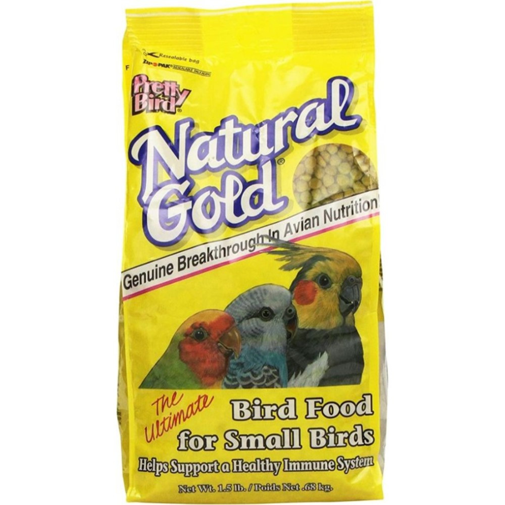 Pretty Pets Natural Gold Food for Small Birds - 1.5 lb - EPP-PB73308 | Pretty Pets | 1905