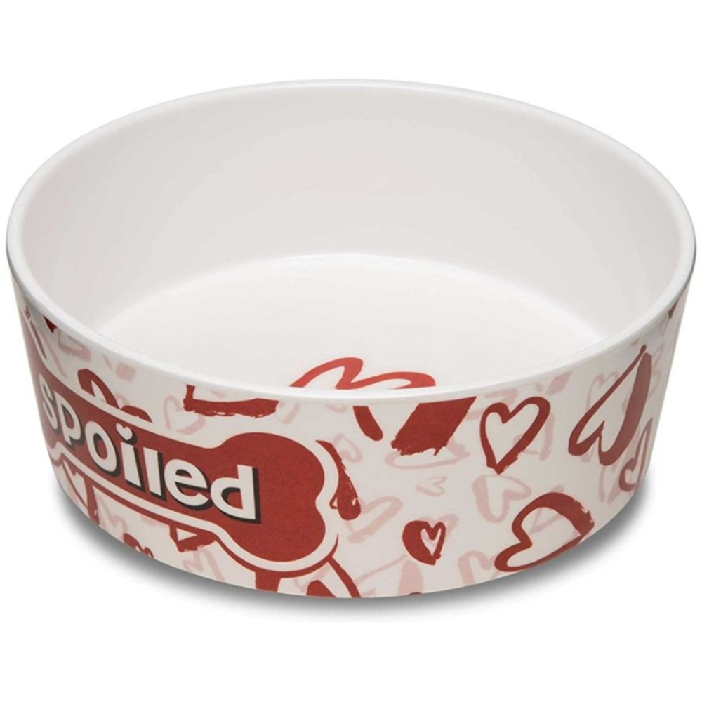 Loving Pets Dolce Moderno Bowl Spoiled Red Heart Design - Large - 1 count - EPP-PC07151 | Loving Pets | 1729