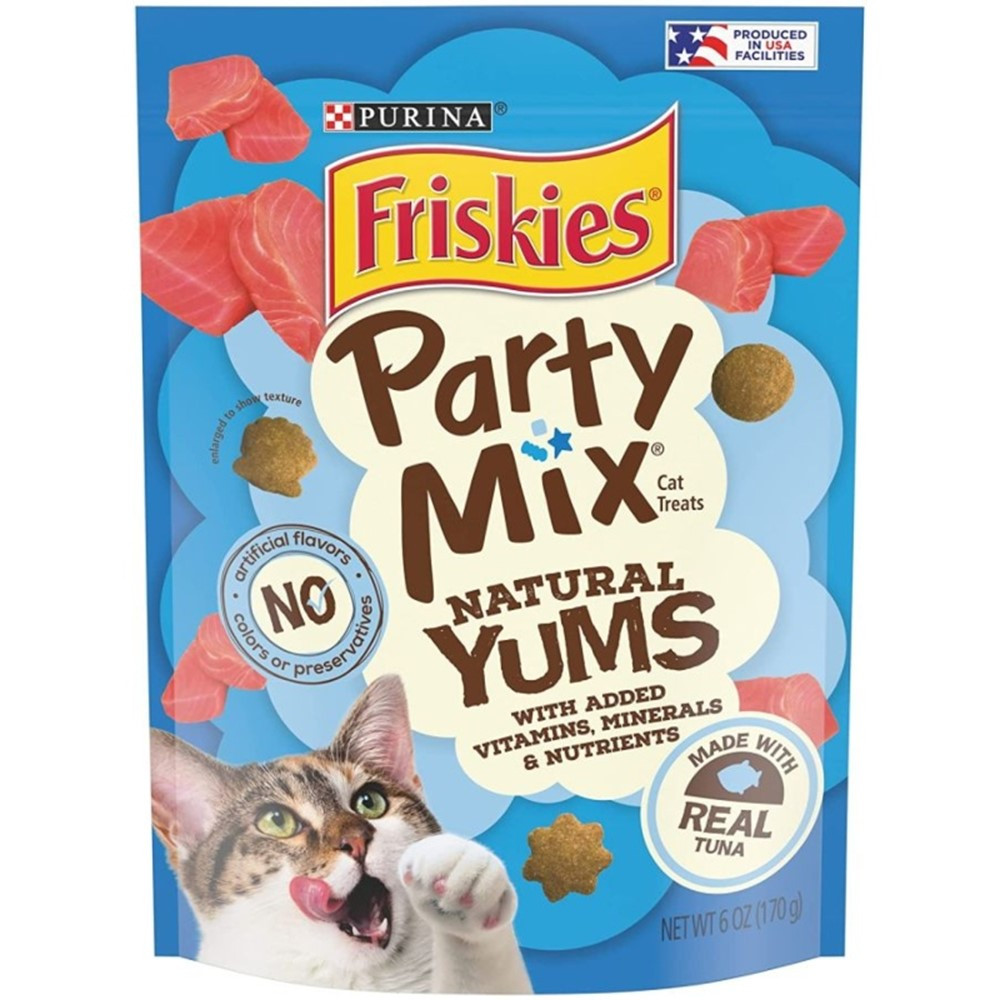 Friskies Party Mix Naturals Cat Treats Real Tuna - 6 oz - EPP-PR50073 | Friskies | 1945