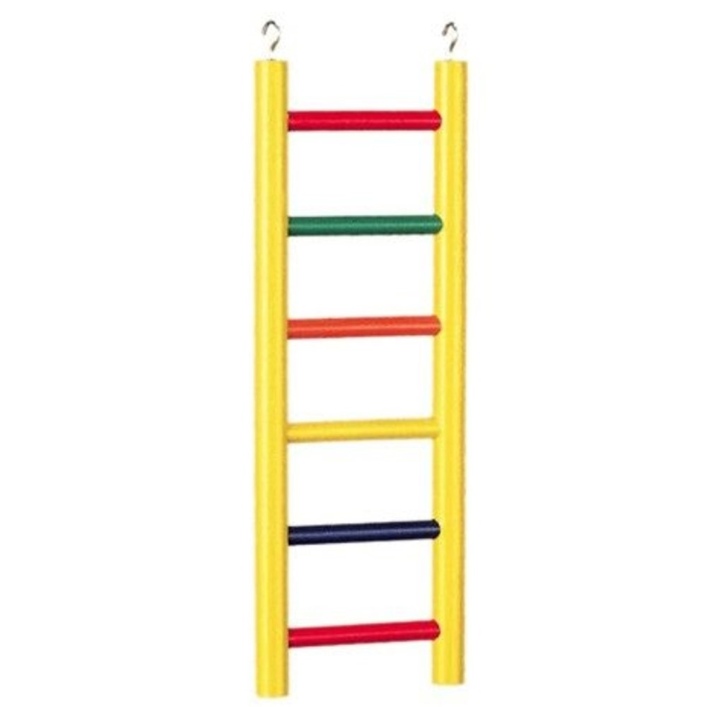 Prevue Carpenter Creations Hardwood Bird Ladder Assorted Colors - 6 Rung 12in. Long - EPP-PV01135 | Prevue Pet Products | 1908