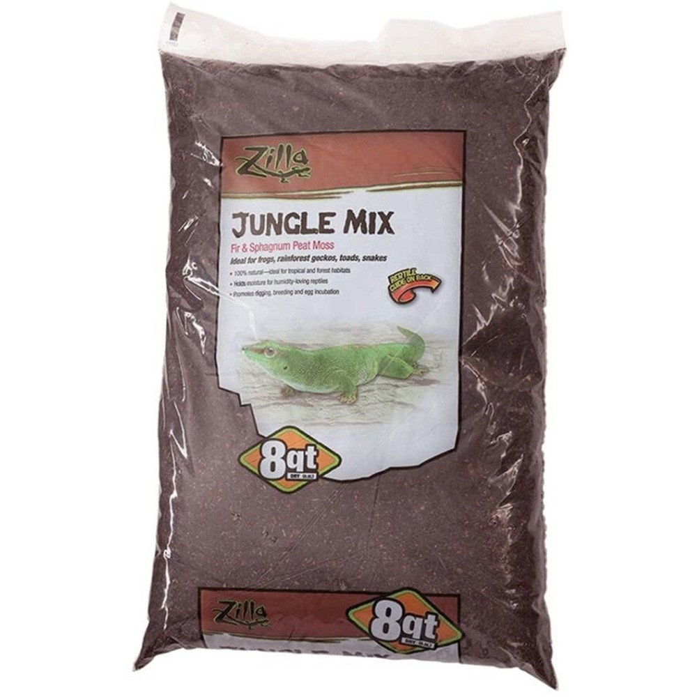 Zilla Lizzard Litter Jungle Mix - Fir & Sphagnum Peat Moss - 8 Quarts - EPP-RP11304 | Zilla | 2111