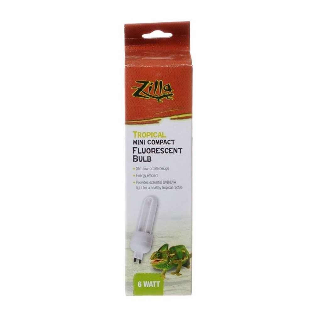 Zilla Mini Compact Fluorescent Bulb - Tropical - 1 Pack - (6 Watt) - EPP-RP28089 | Zilla | 2134