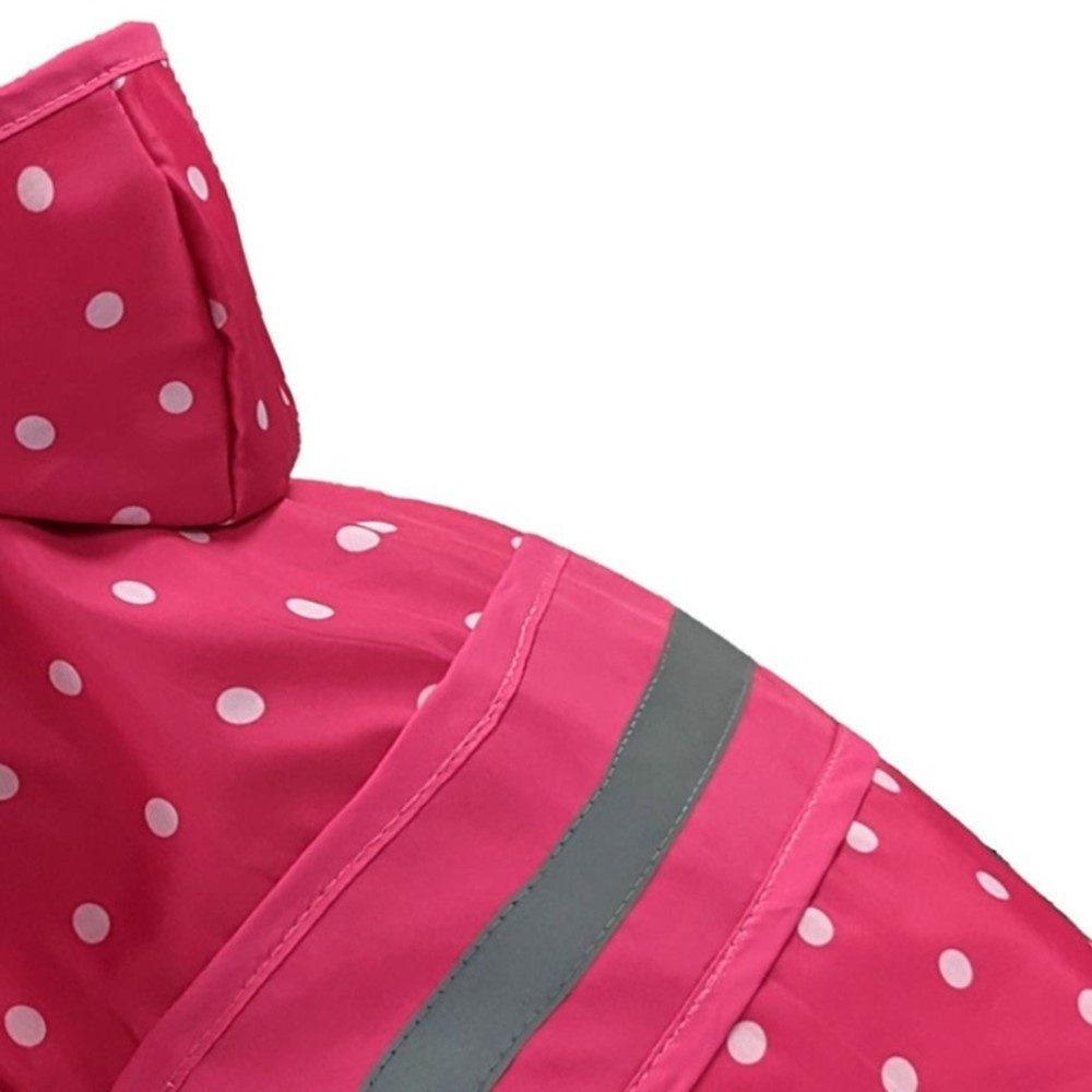 Fashion Pet Polka Dot Dog Raincoat Pink - Medium - EPP-ST02747 | Fashion Pet | 1959