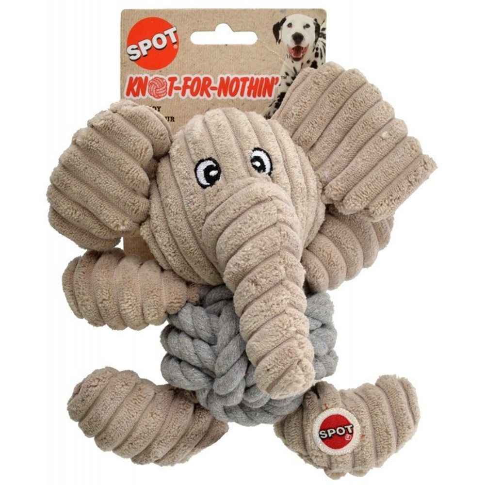 Spot Knot for Nothin Dog Toy - Assorted Styles - 1 Count (6.5 Long) - EPP-ST54369 | Spot | 1736"